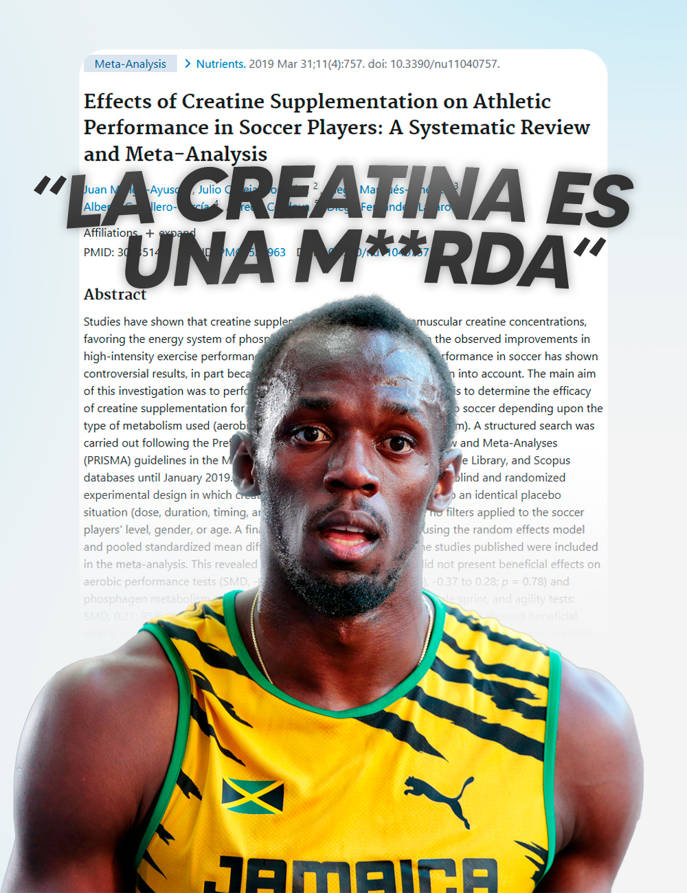 La creatina no es tan buena como dicen.